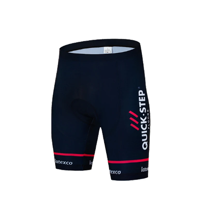 Quick step Cycling Shorts Men's Riding Shorts Summer MTB Bicycle Short 여름 반바지 19D Gel Pad Bike Team Racing Wear ciclismo
