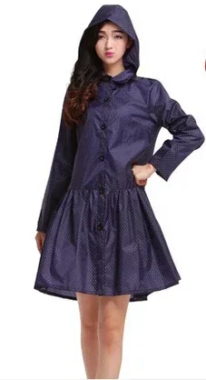 

Дождевик, платье, пончо, индивидуальная деталь, уличный водонепроницаемый стиль для взрослых, один модный дождевик для женщин и женщин