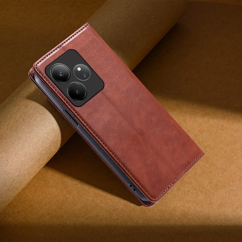 Leather Phone Holster with Book Cover Design
