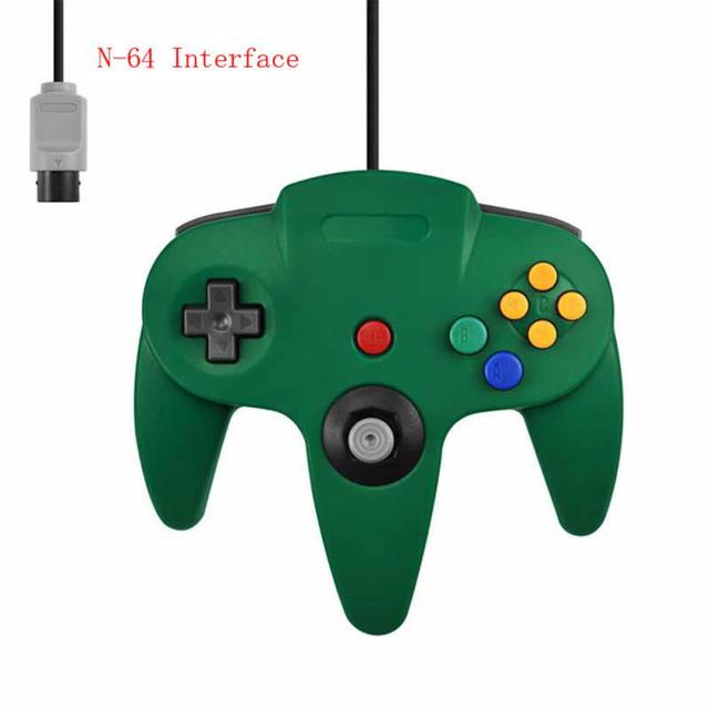 Port Wired Gamepad For Nintendo 64 Host N64 Controller Gamepad Joystick For Classic 64 Console Games For Mac Computer PC