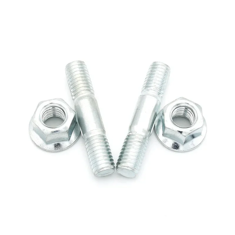 2PCS Garden Tool Parts Accessories 5200 5800 Chainsaw Attachment Guide Bar Studs and Nuts Saw Hexagon Screw Bolt Power Tool