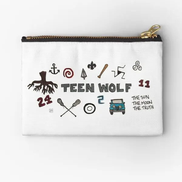 

Кармашки на молнии с изображением волков для подростков, для хранения монет, трусиков, денег, женских сумок, носков, мужских карманов, маленькая чистая упаковка для косметики, ключей