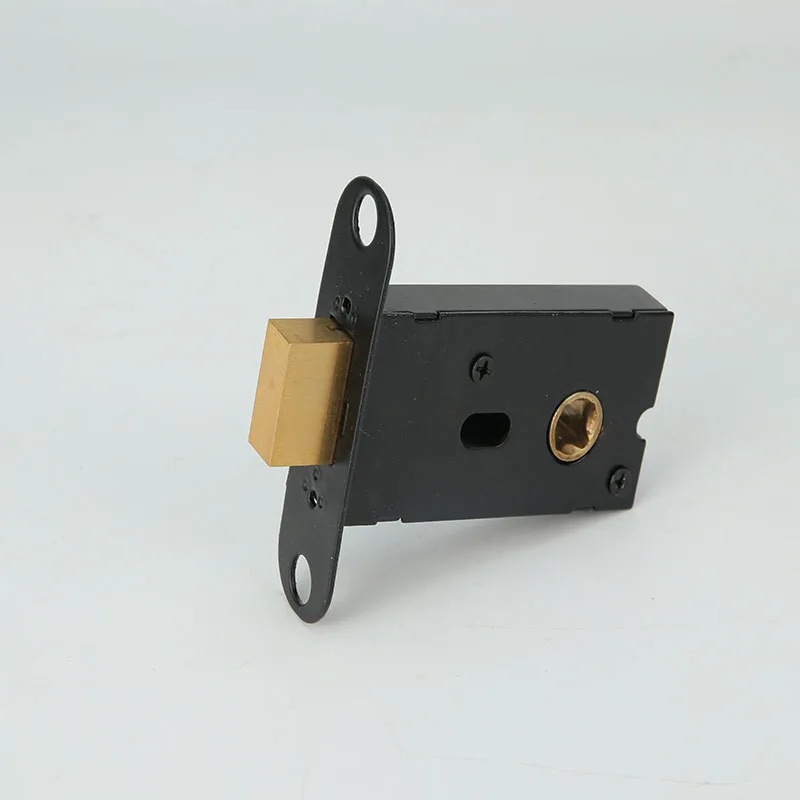 Fermeportegroom,Serrure de porte en acier inoxydable pour WC,bouton