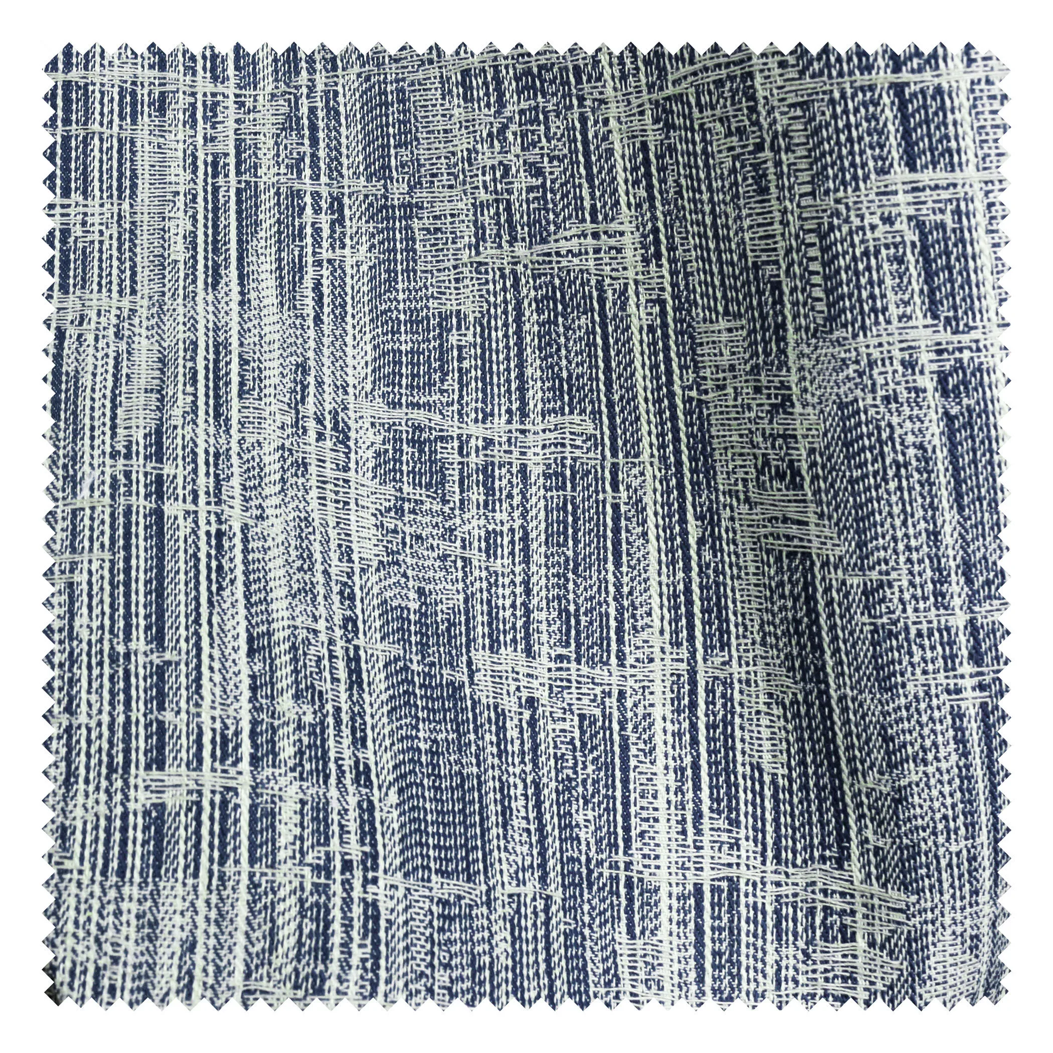 Bamboo Pattern Vintage Denim Horizontal and Vertical Line Three-Dimensional Cloth Washed Denim DIY Skirt Bag Clothing Fabric
