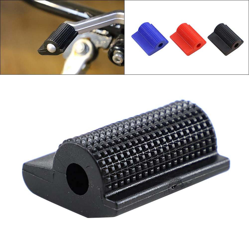 

9mm Motorcycle Shift Gear Lever Pedal Rubber Cover Shoe Protector Foot Peg Toe Gel for Honda Kawasaki Yamaha Motorbike Scooter