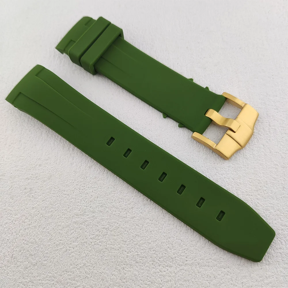 Premium Rubber Watch Strap 22mm Replacement Bracelet - Durable and Comfortable Watch Accessory