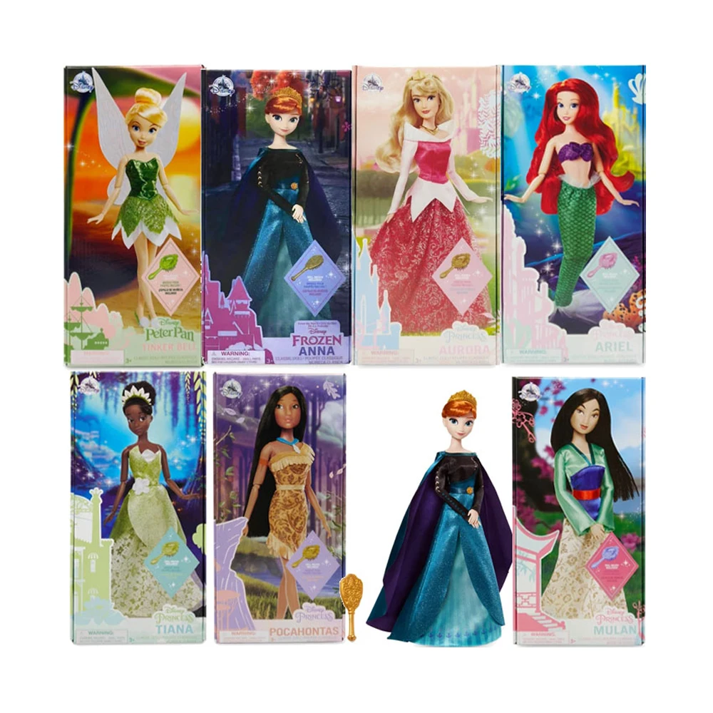 Rechazo cubrir peligroso Disney Store muñecas clásicas originales para niños, juguetes de princesa  Rapunzel, Ariel, Elsa, Anna, Aurora, Cenicienta, Bella, regalo de  Navidad|Muñecas| - AliExpress