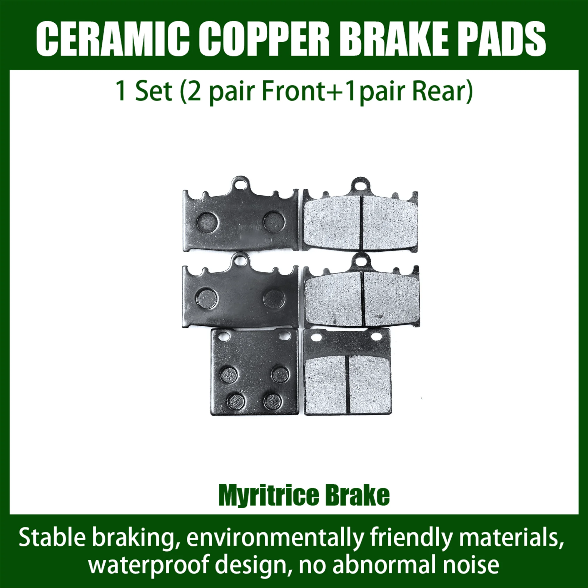 Myritrice Adatto Per Kawasaki Zx4 Zx400 Zxr400 Zxr400R Zxr750 Pastiglia Freno Anteriore E Posteriore Per Moto Zx 4 Zx 400 Zxr 400 R Zxr 750