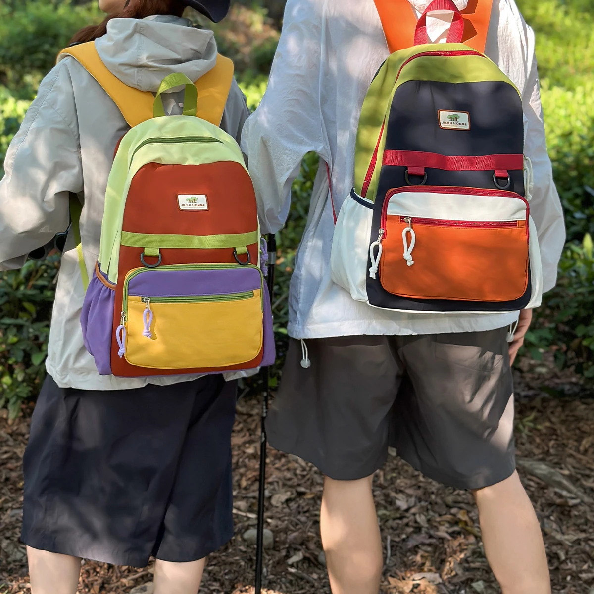 2025 New Style School Bag for Men, College Students, Junior High and High School Students, Large Capacity Backpack, Travel Backpack, Women's Lightweight Outdoor Camping Backpack