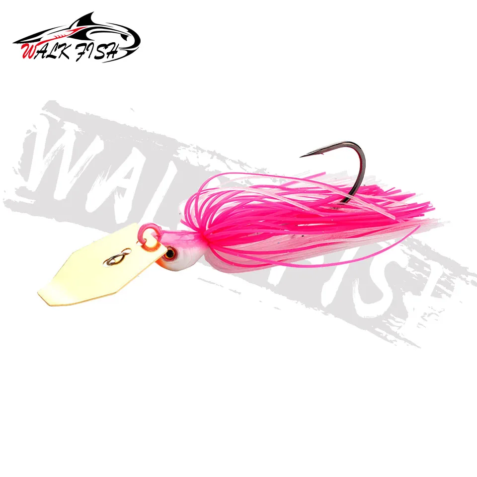 PEIXE DE CAMINHADA-Isca de pesca para Bass, Isca, Spinner, Lâmina, Gabarito, Dançarino, Buzzbait, Wobbler, Chatterbait, Walleye, 14g, 18g