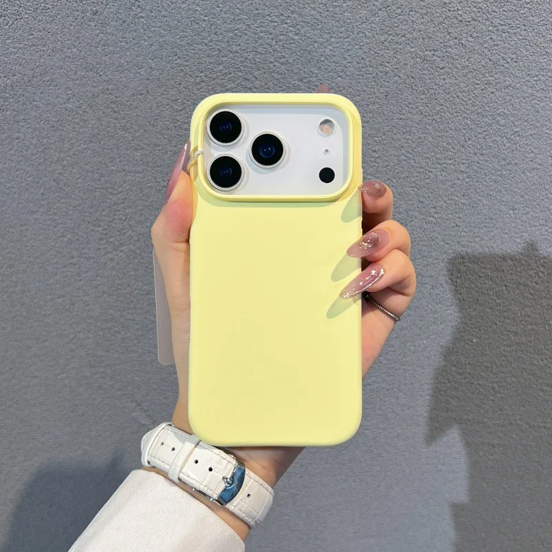 Premium Liquid Silicone Shockproof Phone Case - Soft TPU Bumper, Full Coverage Protection