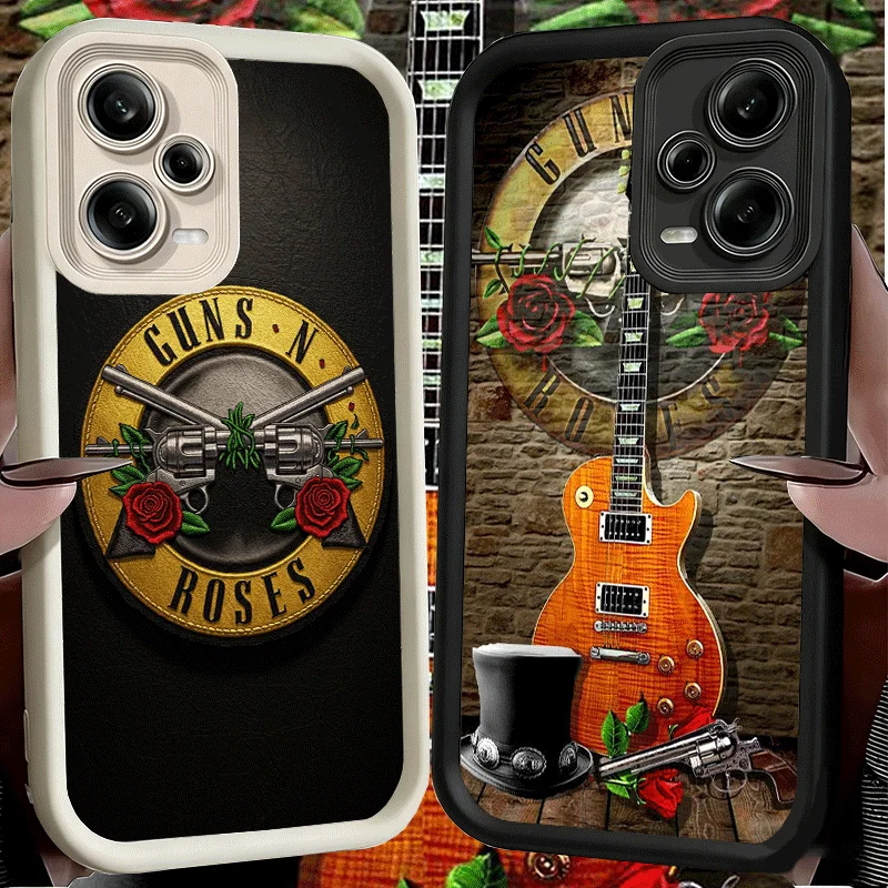 Stylish Soft Protective Phone Case with Rock Band Design