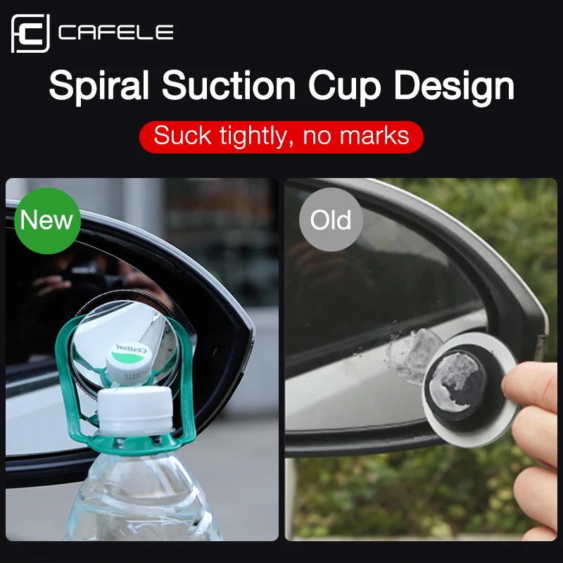 HD wide angle car auxiliary mirror