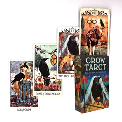 In Good 2022 New Crow 0 Tarot Cards  Divination Fate Game Affectional  Oracle Deck Tarot Cards for Beginners  with PDF Guidebook