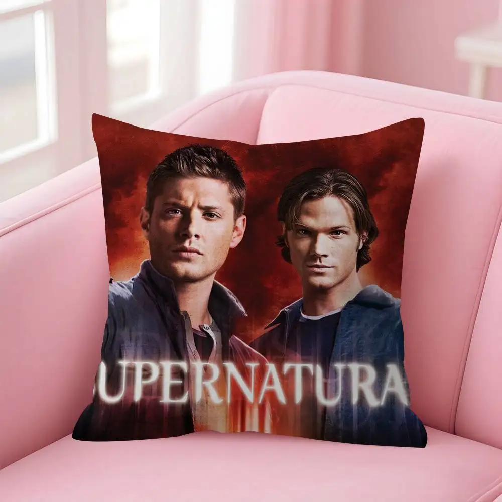 TV-Serie Supernatural Kissenbezug, Sofakissenbezug, Heimdekoration, Geschenk für Kinder – Detail 7