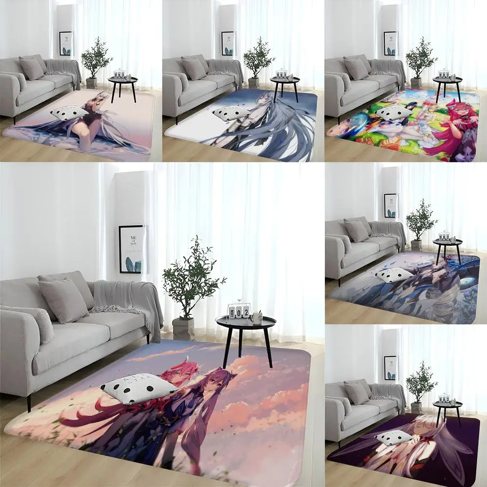 

Honkai Impac Floor Mat Entrance Door Mat Nordic Style Home Doormat Bathroom-Toilet Mats Bedroom Hotel Decor Mat