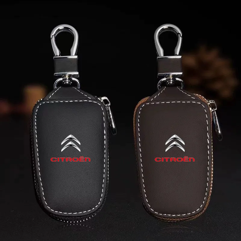 

Car key pack leather remote control protective case for key case Citroen C4 C3 C5 C1 C2 Berlingo C-Elysee C4-Picasso C4-Aircross