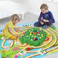 Carrot Rabbit Trap Table Board Defend Game Challenge Parent-Child Family Party Interactive Educational Puzzle Puzzle Toy Gift 2
