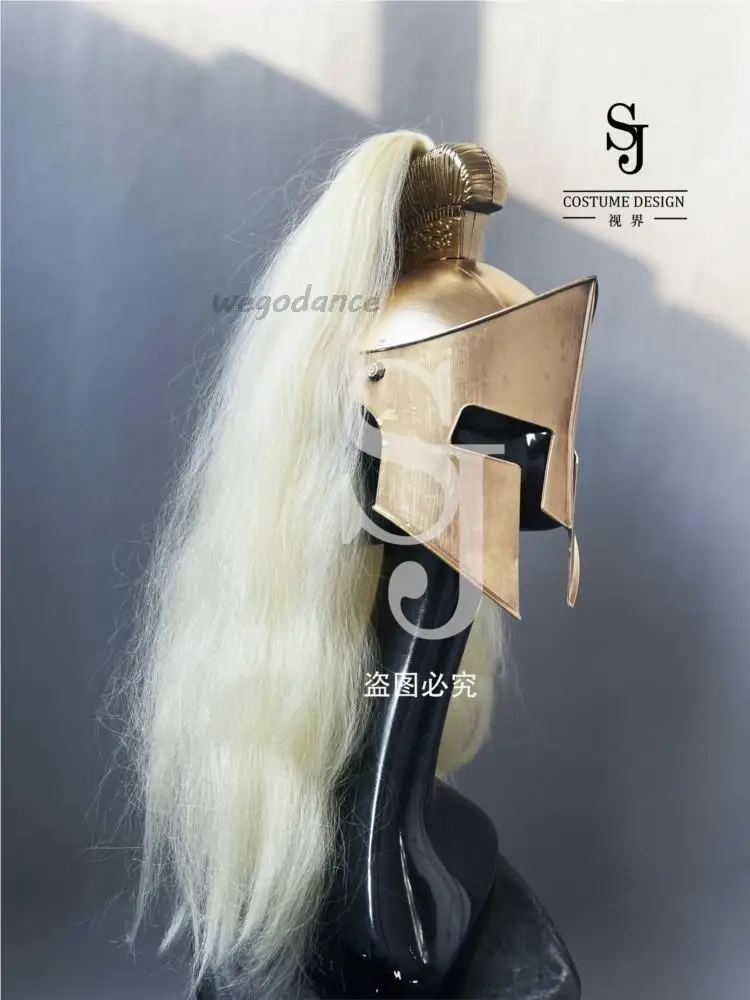 

Bar Vendor Performing Roman Warrior Mask Helmet Performance Props