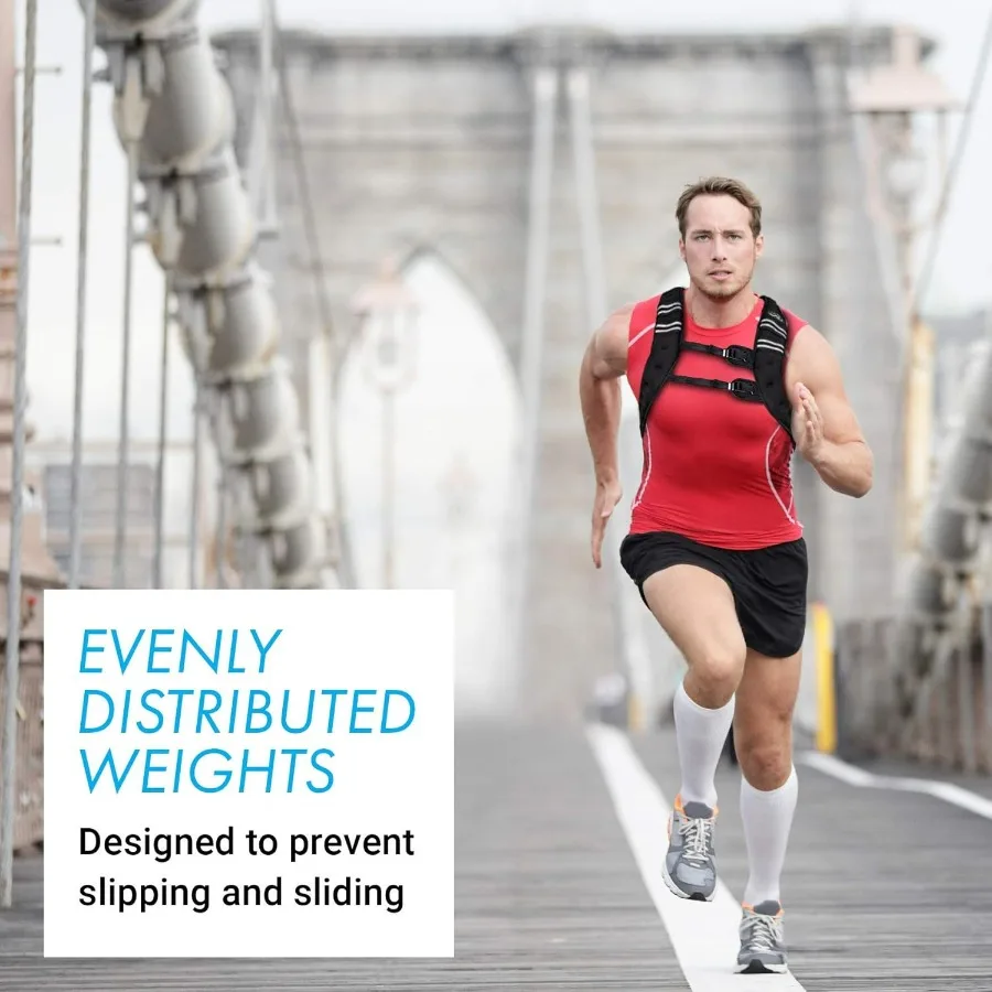 Weighted Vest Workout Equipment, 4lbs Body Weight Vest for Men, Women, Kids