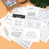 2025 New Children's Easter coloring book Answer Coloring Game Coloring book 3-6 years old Drawing book Drawing book 3