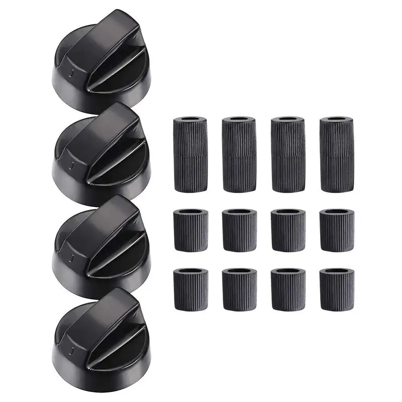 4 Pack Replacement Stove Control Knobs for Ovens