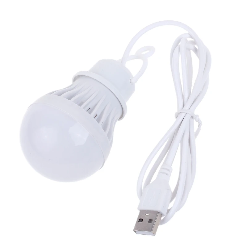 Tragbare LED Lampe Lampen USB Licht Energiesparende Weiß Notfall