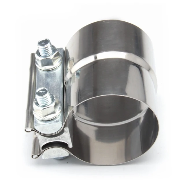 Aluminized Steel Lap Joint Clamp Sleeve Band Connector Fit Toyota