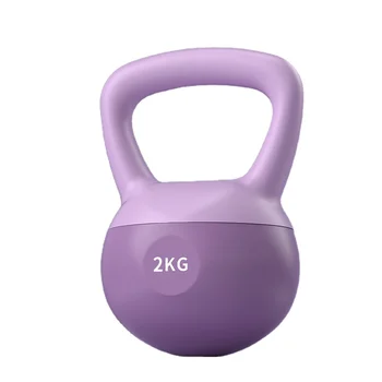 2kg Weightlifting Soft PVC Kettlebell Set: 1