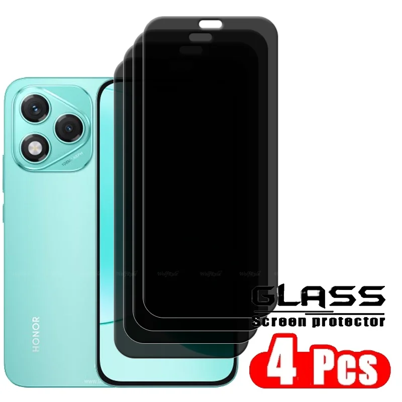 Privacy Anti-Spy Tempered Glass Screen Protector for Smartphones - Available in Sets of 1-4