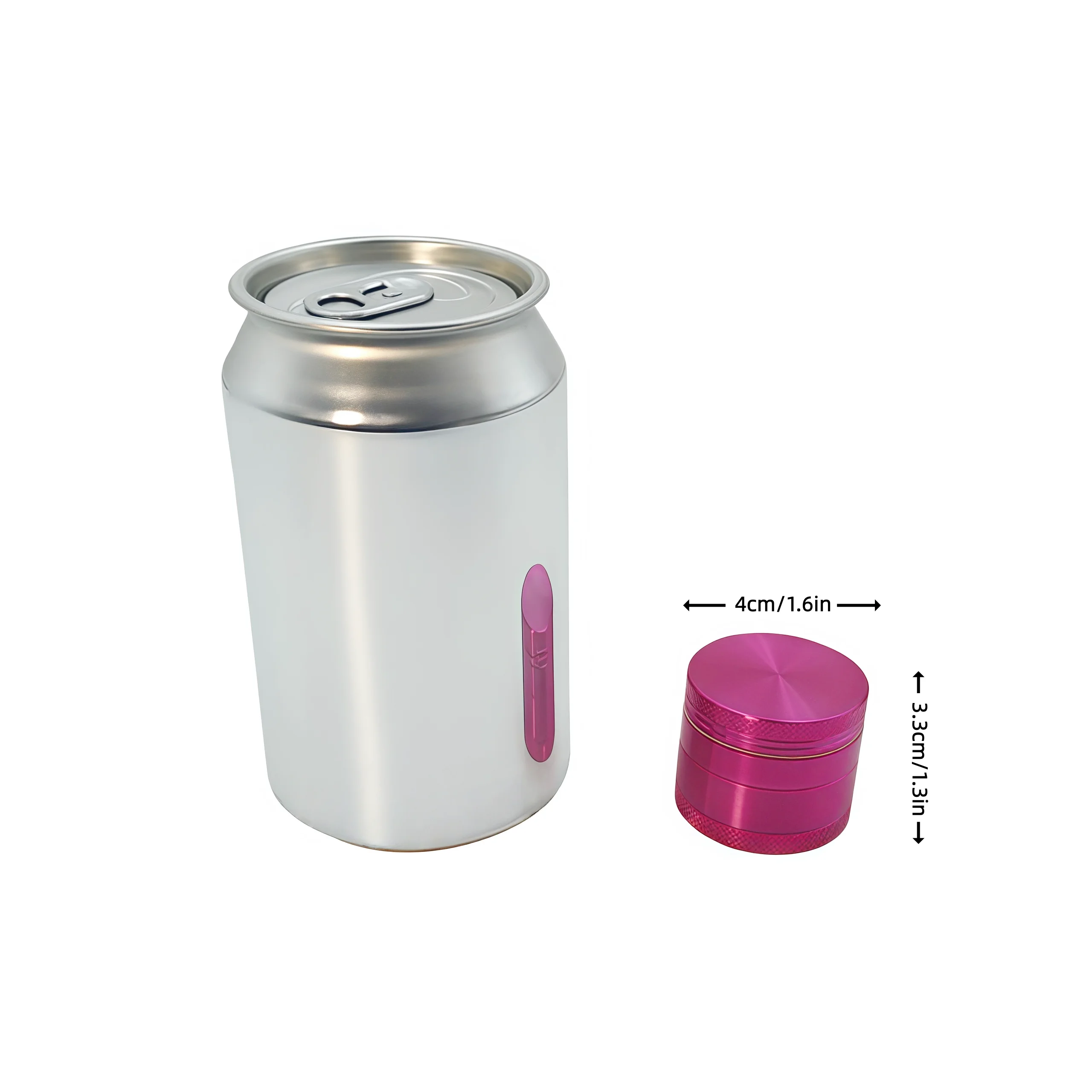 Vibrant 4-Layer Rainbow Grinder - Aerospace Aluminum with Pollen Catcher
