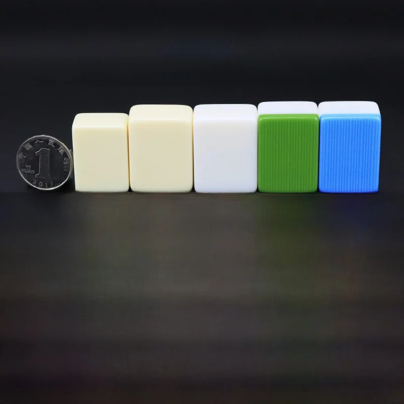 Blank Unenaved Mahjong Tiles Handmade Decorative Building Blos Single Replacement Piece for Home Rvation And Crts