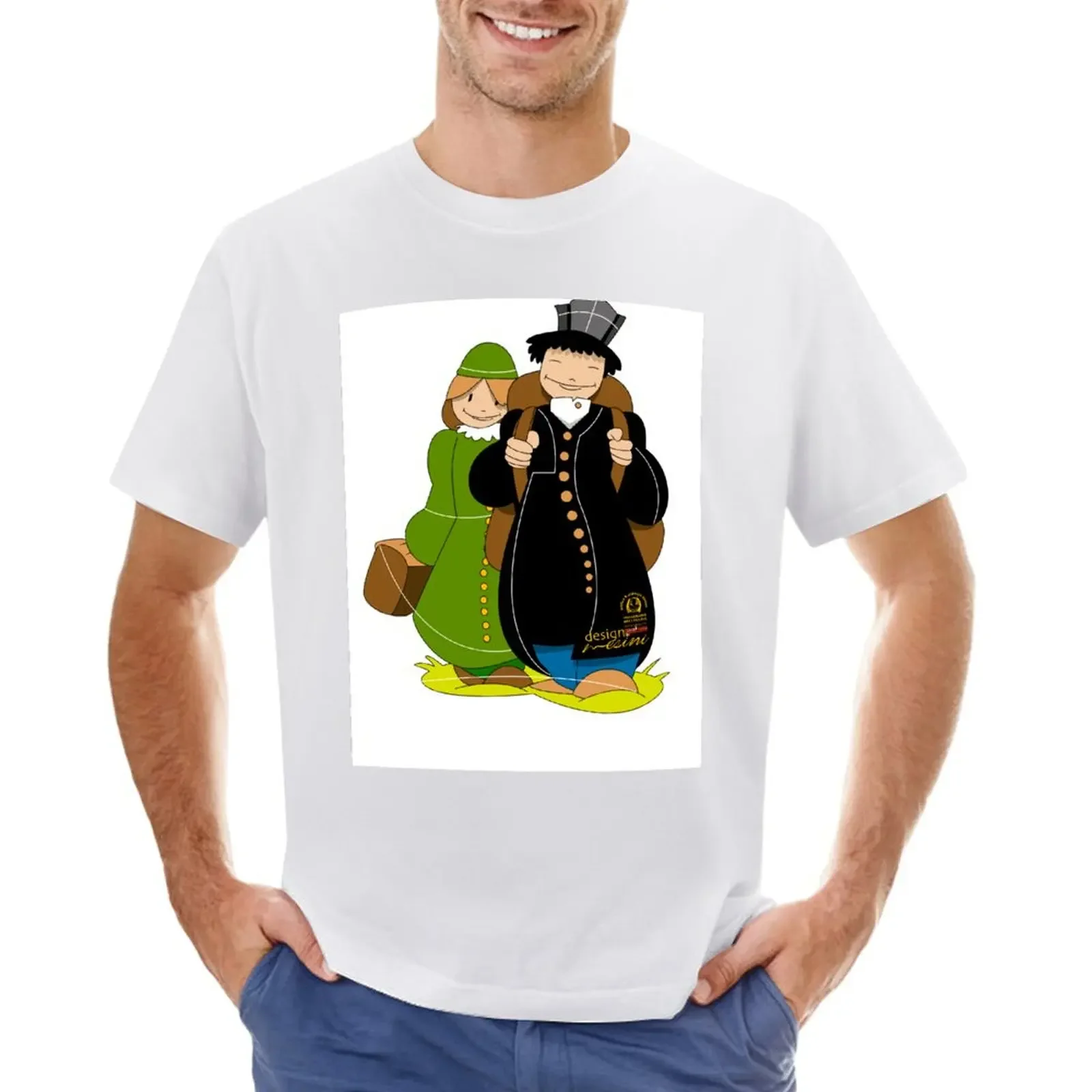 T-Shirt Don Bosco E Madre Margherita Plus Size Top Tees Abbigliamento Uomo
