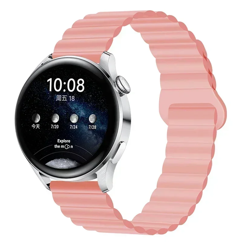 Magnetic Loop Silicone Watchband Strap