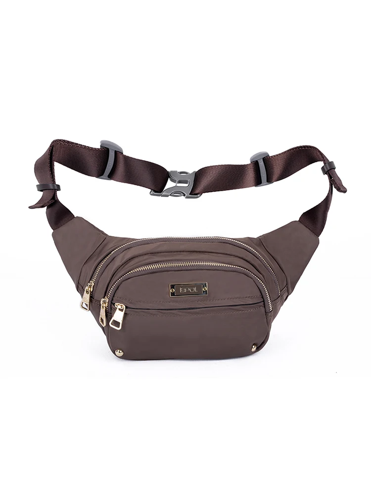 EPOL Waist Pack for Women 2024 New Fashion Sports Small Ladies Nylon Waterproof Canvas Chest Bags Oxford Zipper bum Bags 6006-03 3