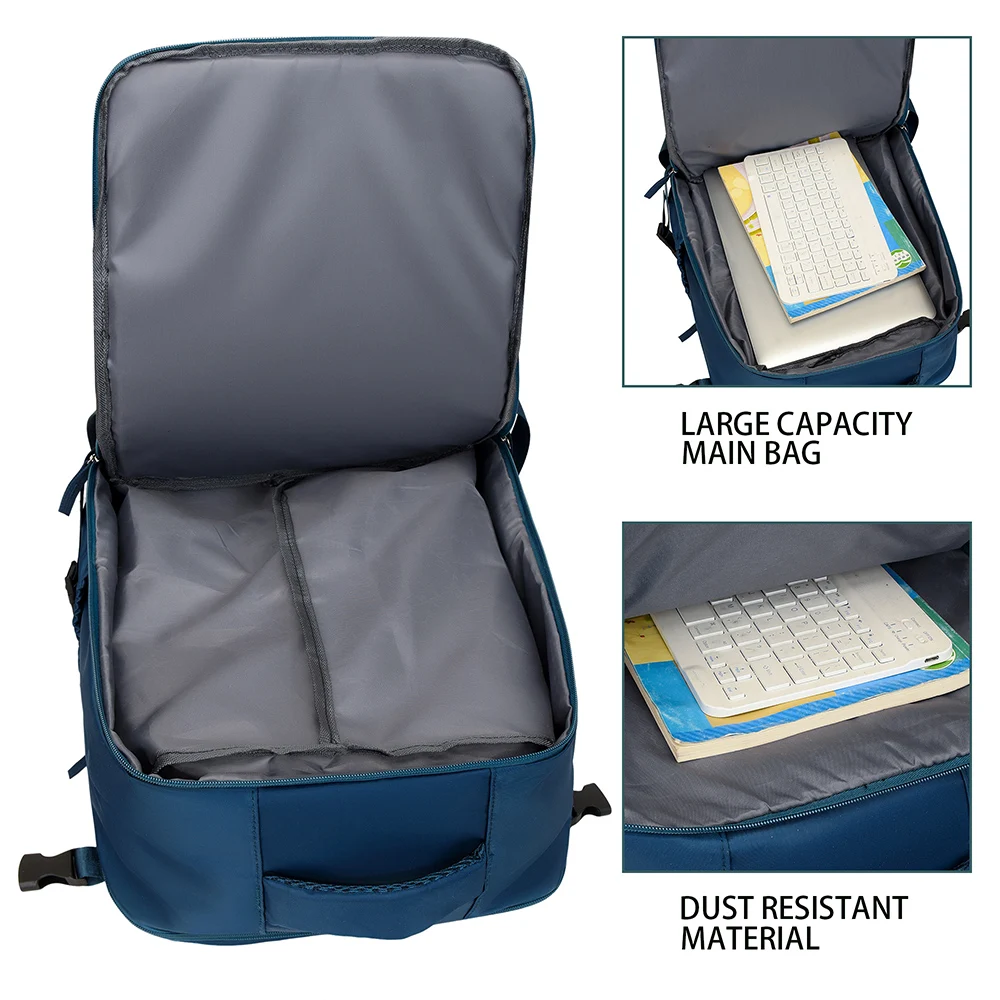 Backpack for Men Women, Simple Business Trip Luggage Bag, Boarding Travel Bag, Large Capacity Backpack, Lightweight Computer Bag - 4
