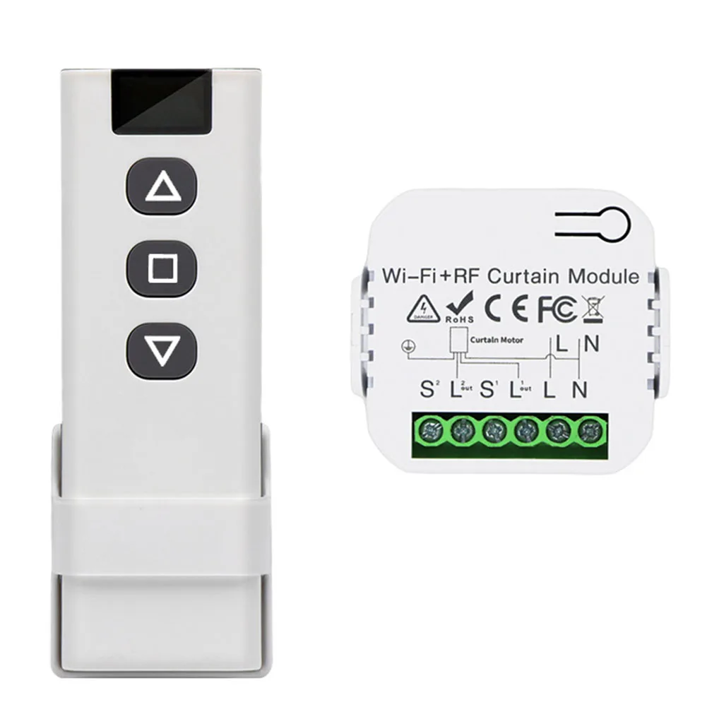 

Curtain Switch Graffiti Roller Blind Control Awnings Receiver Package Contents RF Remote Control Rated Voltage