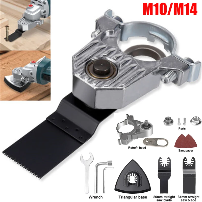 M10 M14 Angle Grinder Conversion Universal Head Adapter For 100mm 115mm