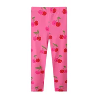 Jumping Meters 2-7T Cherry Hot Selling Autumn Spring Girls Leggings Pants Print Full Length Girls  Baby Skinny Pencil Pants 2