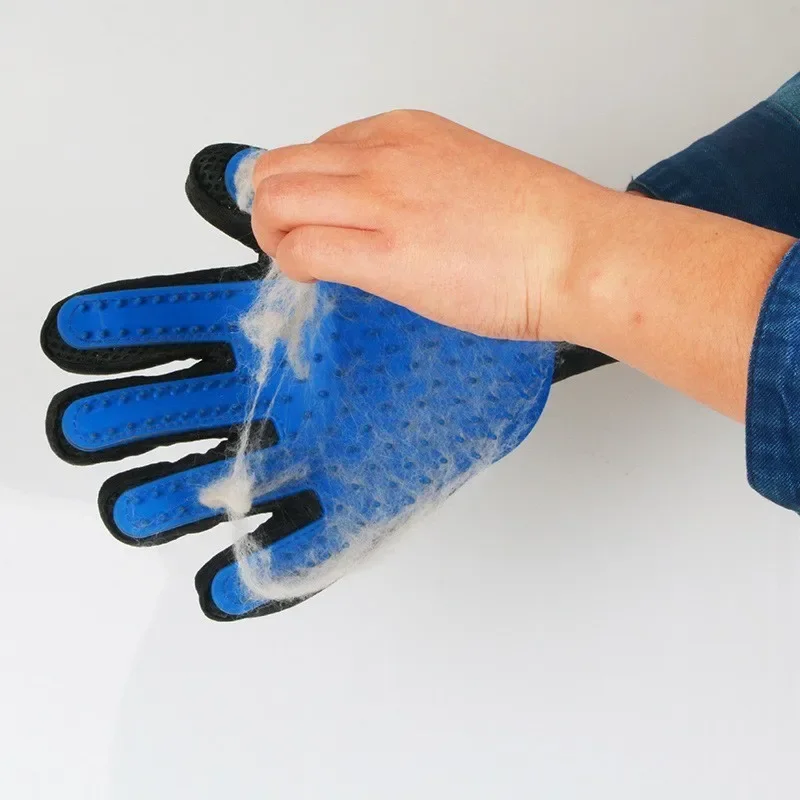 Pet Grooming Glove For Cats Brush Comb Cat Hackle Pet Deshedding Brush Glove For Animal Dog Hair Gloves Dog Grooming XW. pet grooming gloves pet hair remover gloves
