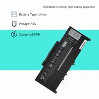 Batterie d'ordinateur portable MC34Y 0MC34Y R1V85 pour DELL Latitude E7270 E7470 série J60J5 242WD 1W2Y2 GG4FM WYWJ2 4
