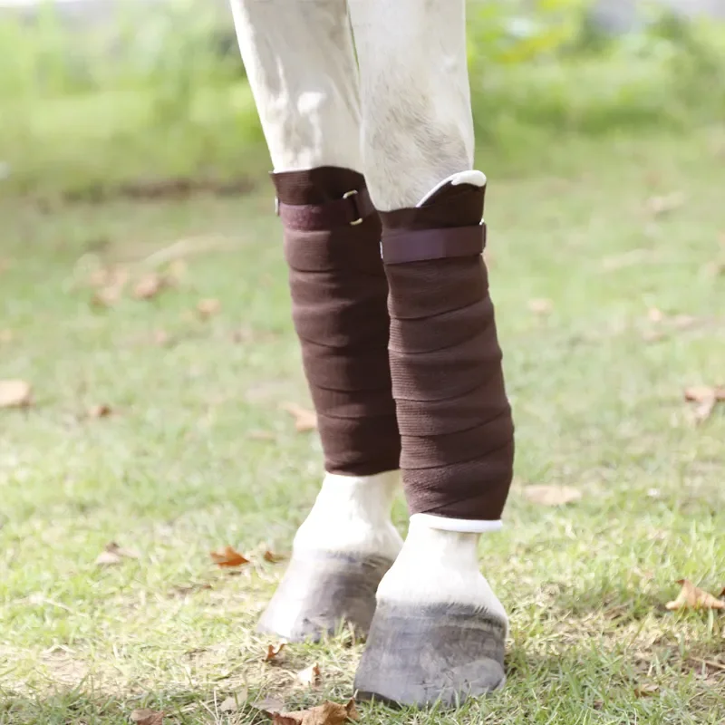 

Equestrian Horse Riding Bandage prevent leg swelling two in one horse boots Horse Riding Equipment