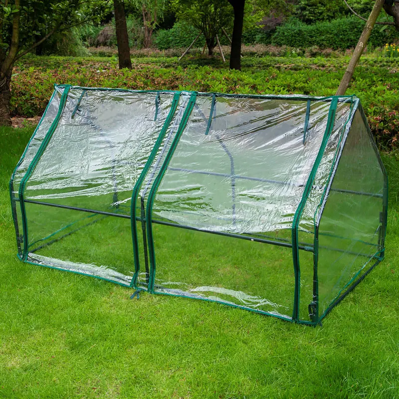 

Мини-теплица и каркасный цветочный Домик из ПВХ, 120x60x49 см
