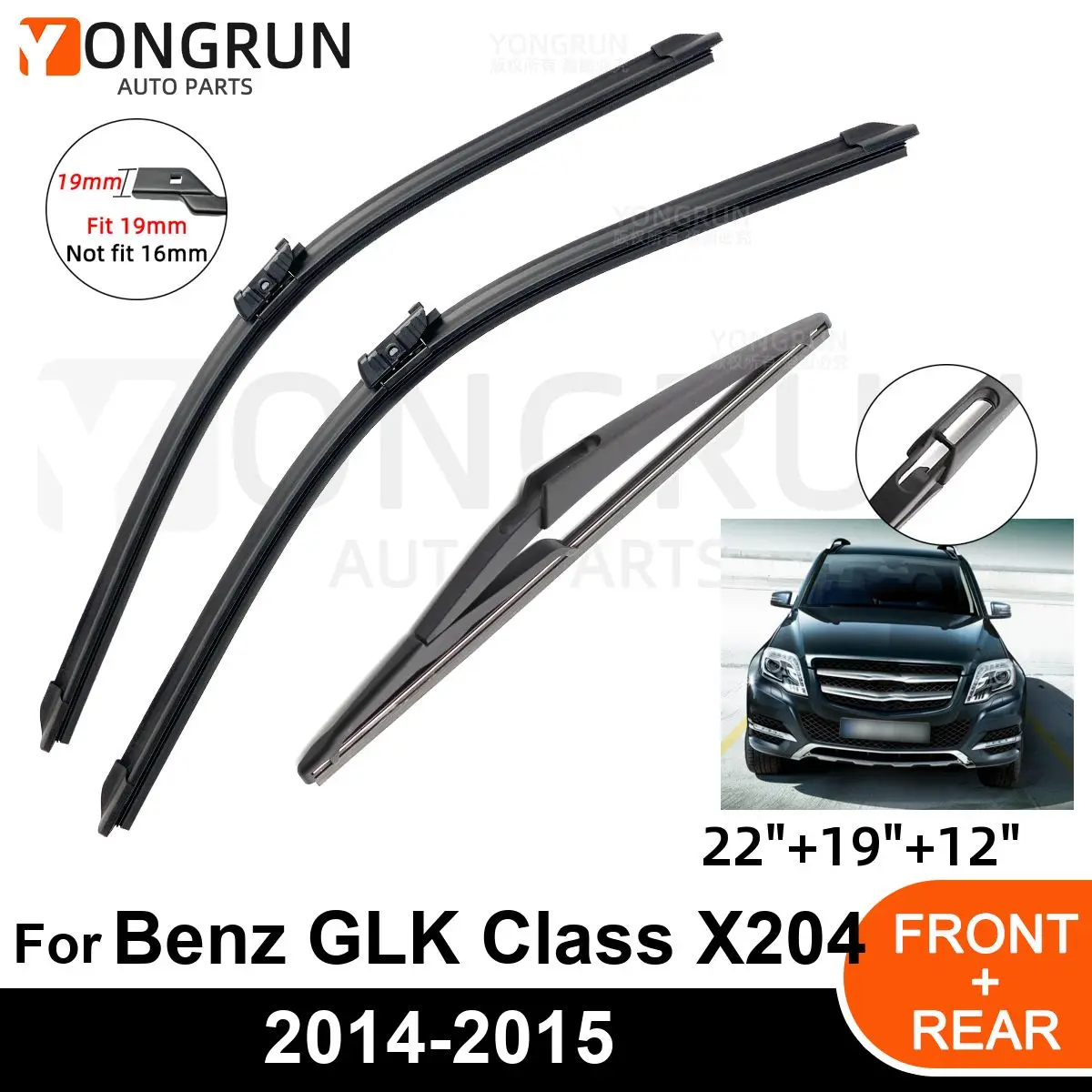 

Щетка стеклоочистителя для Benz GLK Class X204 2014-2015, 3 шт.