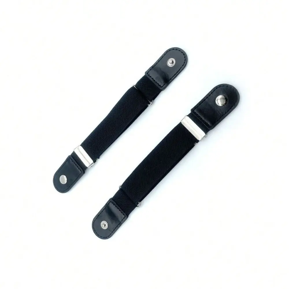2 teile/satz Neue Keine Schnalle Elastische Gürtel Einstellbare Unsichtbare Stretch Gürtel Leinwand Taille Gürtel Jeans – Detail 5