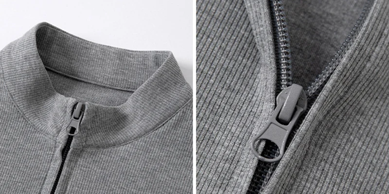 Slim Fit Knitted Sweater Coffee Color