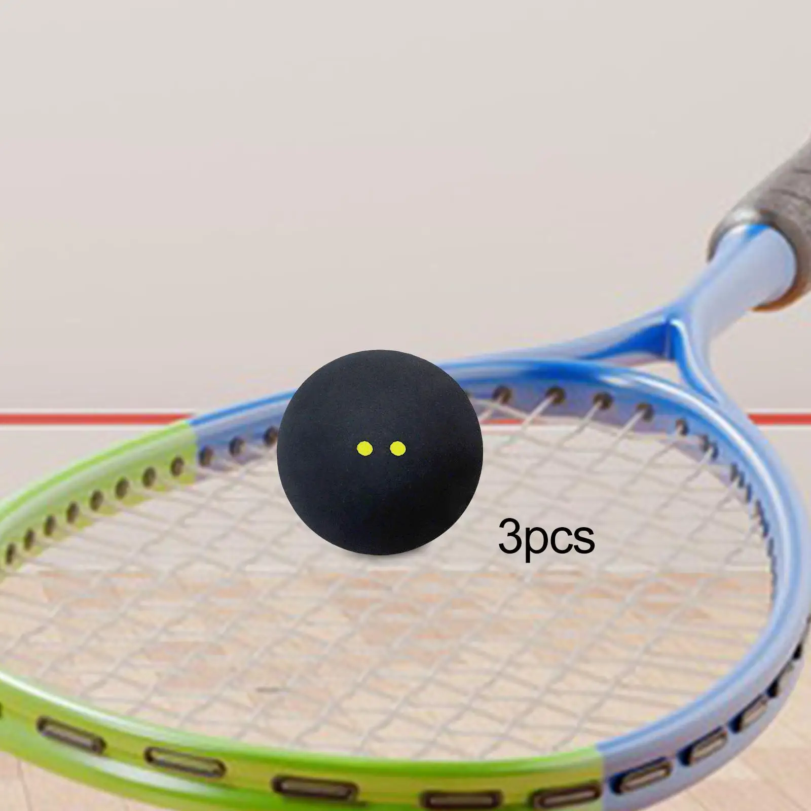 3Pcs Double Yellow Dot Squash Balls Lightweight Gear Training Squash Balls for Club Games Squash Racket Balls Competition Sports 3Pcs Double Yellow Dot Squash Balls Lightweight Gear Training Squash Balls for Club Games Squash Racket Balls Competition Sports