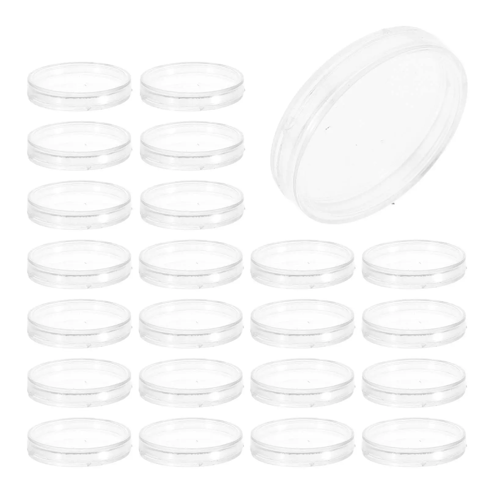 50Pcs 동전 보호 케이스 상품 프로모션 비즈니스 선물 전시회를 위한 투명 미니 박스 보관 케이스