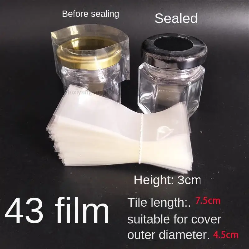 200 Teile/los Klar PVC Heißer Schrumpfen Wrap Rohr film für 5ml 10ml 15ml 20ml 30ml 50ml Kunststoff pipette flasche Transparent – Detail 22