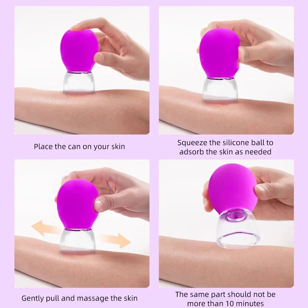 Vacuum Cupping Glass Jar Cellulite Massager For Face Acupuncture Hijama Suction Cup Slimming Fat Burning Health Care Face Sucker 4